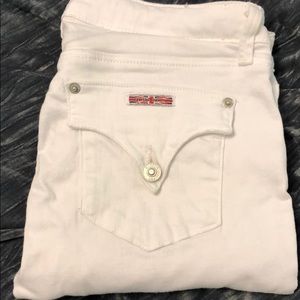 Hudson white jeans, size 28. Worn ONCE